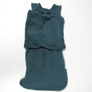 Owlet Dream Bamboo Sleeper Swaddle Baby Sleep Sack Wrap Dark Teal 0-3 Mos
